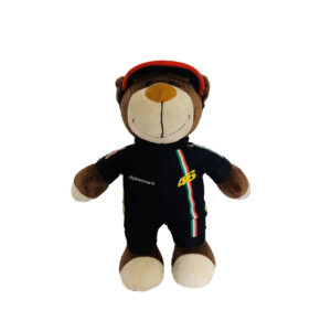 MotoGP Legends Valentino Rossi VR46 Mini Alpinestars Teddy Bear Motorcycle Enthusiast Gift black from the MotoGP Memorabilia store collection.