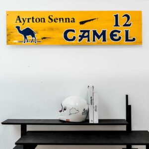 Legend Panels - AYRTON SENNA 12 - LOTUS - One-off Hand painted from the GPBox store.