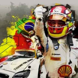 "Augusto Farfus wins in Macau" Art Print (numbered and signed) from the Sports Car Racing Collectibles store collection.