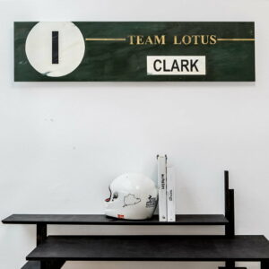 Legend Panels - JIM CLARK 1 - LOTUS - One-off Hand painted Sports Car Racing Canvas by Atr-Lab