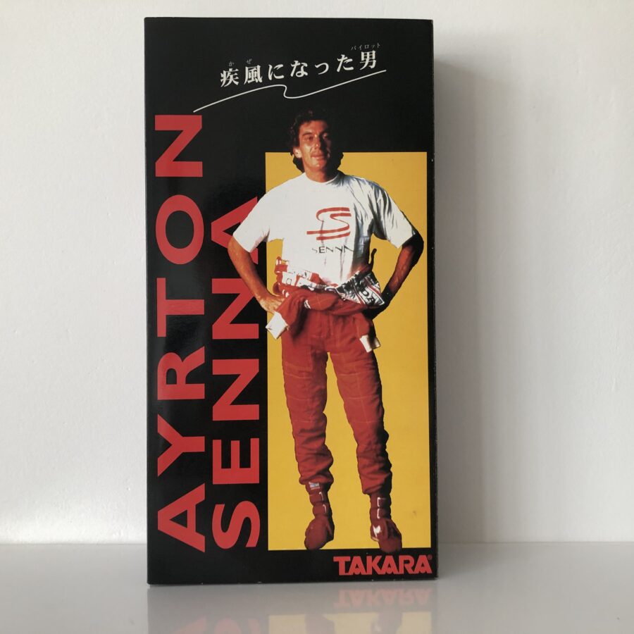 Ayrton Senna 1:6 Takara Articulated Figurine - Rare Japanese Import from the Sports Car Racing Model Cars store collection.