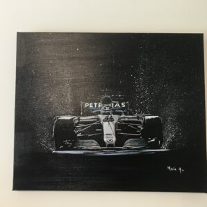 Hamilton, Out of the dark from the Sports Car Racing Canvas store collection.