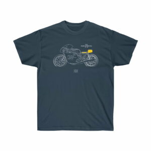 TRIUMPH SPORT MOTORCYCLE Sports Car Racing Apparel by iconic motor lines