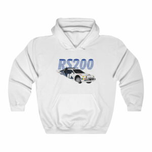 Ford RS200 Group B rally on snow hoodie More Series by Javalinsta Artwork