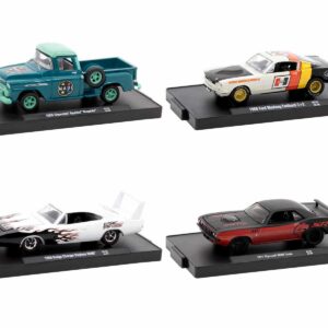 "Auto-Drivers" Set of 4 pieces in Blister Packs Release 112 Limited Edition to 9600 pieces Worldwide 1/64 Diecast Model Cars by M2 Machines from the Sports Car Racing Model Cars store collection.