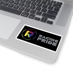 Racing Pride sticker suitable for indoor use from the Automotive store collection.