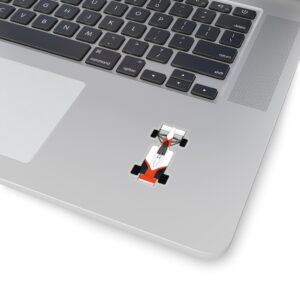 Minimal Mclaren MP4/4 Sticker Ayrton Senna by Javalinsta Artwork