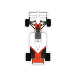 Minimal Mclaren MP4/4 Sticker Ayrton Senna by Javalinsta Artwork