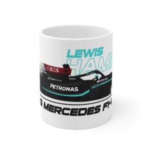 Lewis Hamilton 2021 Merceds W12 F1 Mug - Scuderia GP Lewis Hamilton by ScuderiaGP