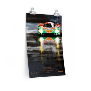 Mazda 787B Le Mans Race Car Artwork Print Sports Car Racing Art by PitLaneArts