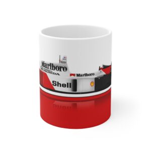 Ayrton Senna McLaren MP4/4 11oz Mug - Scuderia GP from the Ayrton Senna store collection.