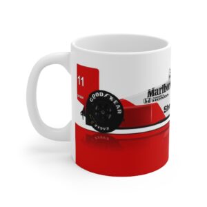 Ayrton Senna McLaren MP4/4 11oz Mug - Scuderia GP from the Ayrton Senna store collection.