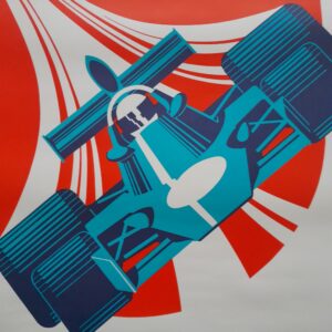 F1 Monaco 1975 Affiche Poster made by Michael Turner Official Motorsport Merchandise by MyF1