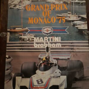 F1 MONACO, MARTINI Brabham Monaco,Christmas gifts,Christmas present, GP Monaco 1975,Martini Brabham Formula 1 team 1975 Sports Car Racing Photography by MyF1