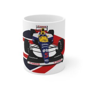 Nigel Mansell Williams FW14B 11oz Mug - Scuderia GP Formula 1 Memorabilia by ScuderiaGP