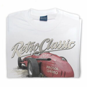 RetroClassic Classic Maserati 250F Racing Sports Car Mens Tshirt from the Sports Car Racing Apparel store collection.