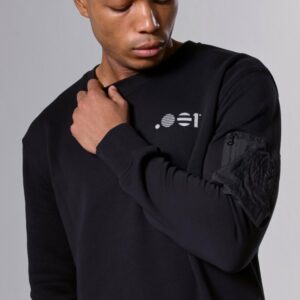 MENS ZIP CREW SWEAT Official Motorsport Merchandise by Point Zero Zero One