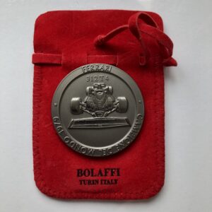 Official Ferrari F1 World Championship 1979 Titanium Medal / Coin from the Official Motorsport Merchandise store collection.