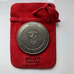 Official Ferrari F1 World Championship 1979 Titanium Medal / Coin from the Official Motorsport Merchandise store collection.