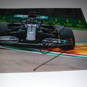 Lewis Hamilton - hand signed Photograph Sports Car Racing Photography by F1_Historic_Memo