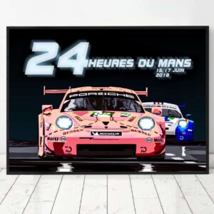 Le Mans Pink Pig Poster 2 from the Sports Car Racing Art store collection.