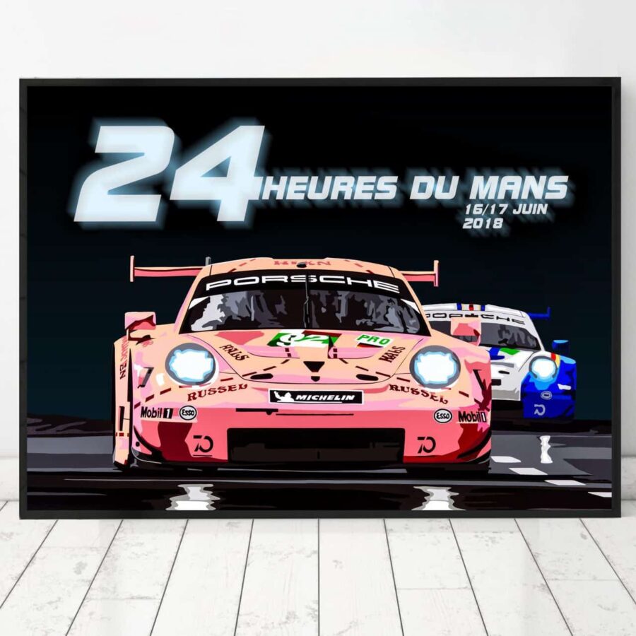 Le Mans Pink Pig Poster 2 from the More Series store collection.