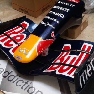 NOW SOLD(I HAVE AN RB4 NOSE AND FRONT WING)-Red Bull RB3 nosecone/full front wing from the Sports Car Racing Gifts store collection.