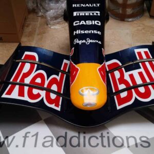 NOW SOLD(I HAVE AN RB4 NOSE AND FRONT WING)-Red Bull RB3 nosecone/full front wing from the Sports Car Racing Collectibles store collection.