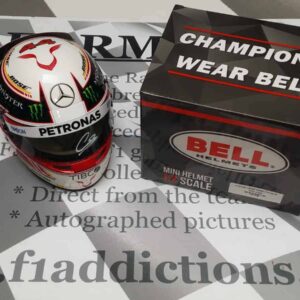 NOW SOLD'2018 Lewis Hamilton signed 1/ scale official helmet from the F1 Helmets store collection.