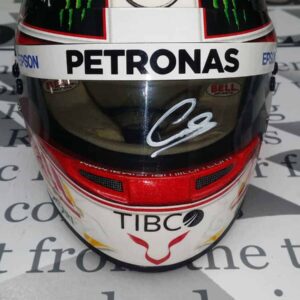 NOW SOLD'2018 Lewis Hamilton signed 1/ scale official helmet from the F1 Helmets store collection.