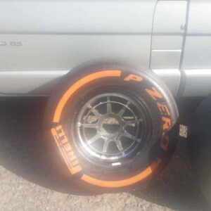 NOW SOLD-LAST 1 -Max Verstappen Red Bull front wheel with a very RED (ULTRA SOF) tyre from the Sports Car Racing Gifts store collection.