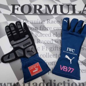 NOW SOLD-Valtteri Bottas used 2017 Mercedes drivers gloves from the Sports Car Racing Race Gloves store collection.