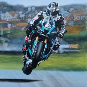 Michael Dunlop Cookstown 2023 limited edition print from the Sports Car Racing Fine Art Originals store collection.