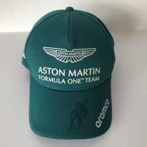 Aston Martin Cap – Signed by Sebastian Vettel from the Official Motorsport Merchandise store collection.