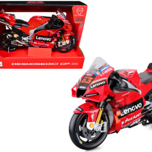 Ducati Desmosedici GP #63 Francesco Bagnaia "Ducati Lenovo Team" Rider Champion "MotoGP World Championship" (2022) 1/6 Diecast Motorcycle Model by Maisto from the Sports Car Racing Model Cars store collection.