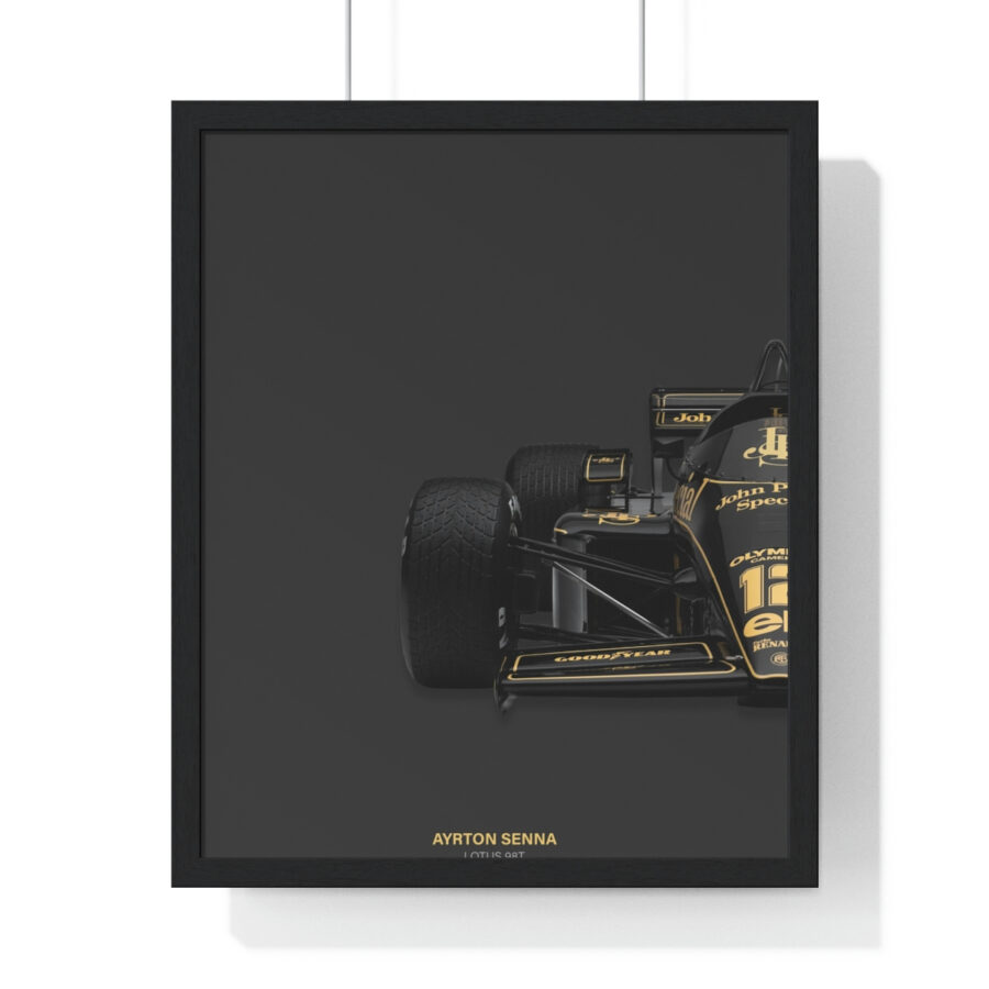 Ayrton Senna 1986 Lotus 98T from the Ayrton Senna store collection.