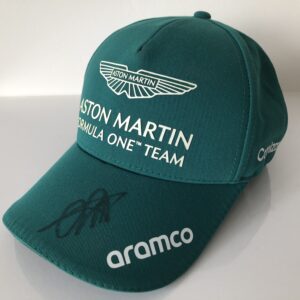 Aston Martin Cap – Signed by Sebastian Vettel from the Official Motorsport Merchandise store collection.