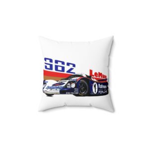 Porsche 962 Le Mans Pillow from the Sports Car Racing Clothing store collection.