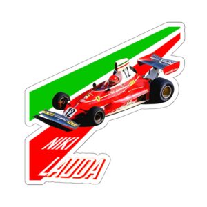 Niki Lauda Sticker. 1975 Ferrari 312T Vintage by MoRoarSport