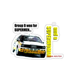 Michèle Mouton Sticker. WRC Audi Quattro Vintage by MoRoarSport