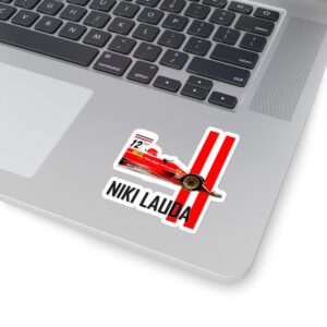 Niki Lauda Sticker. 1975 Ferrari 312T Vintage by MoRoarSport