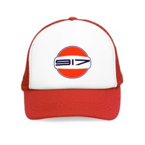 Gulf Porsche 917 Cap. Iconic Le Mans Automobilia from the Vintage store collection.