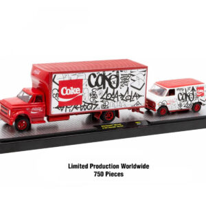 Auto Haulers "Coca-Cola" Set of 3 pieces Release 31 Limited Edition to 7250 pieces Worldwide 1/64 Diecast Models by M2 Machines from the Sports Car Racing Model Cars store collection.