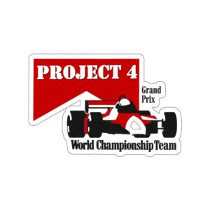 Marlboro McLaren MP4 Project Four Sticker Formula 1 Memorabilia by MoRoarSport