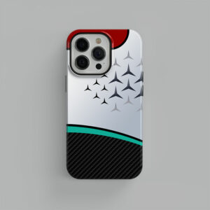 F1 2022 Mercedes-Benz W13 Silver livery Phone Case from the GPBox store.