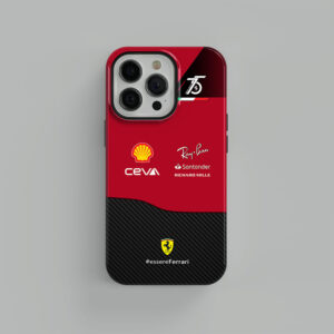 Protect Your Phone in Style with Scuderia Ferrari F1-75 Livery Phone Cases from the Sports Car Racing Phone Cases store collection.