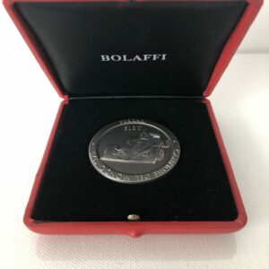 Official Ferrari F1 World Championship 1975 Titanium Medal / Coin (Niki Lauda) from the Official Motorsport Merchandise store collection.