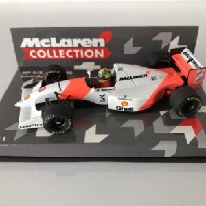 1993 Ayrton Senna McLaren MP4/8 Ford – Minichamps – 1:43 Scale Diecast Model Car from the Ayrton Senna store collection.