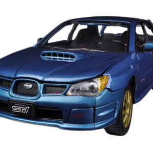 Subaru Impreza WRX STi Blue Metallic 1/24 Diecast Model Car by Motormax from the Sports Car Racing Model Cars store collection.