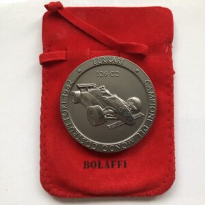 Official Ferrari F1 1982 Constructors World Champion Bolaffi Medal / Coin from the Official Motorsport Merchandise store collection.